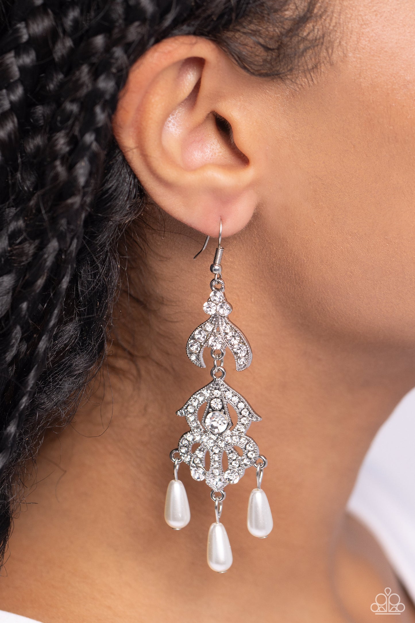 Cosmopolitan Combo White Earrings - Jewelry by Bretta
