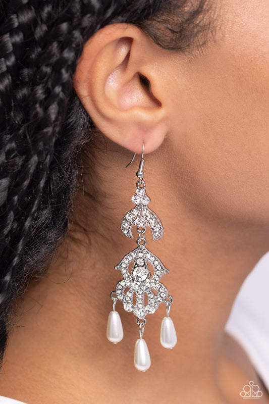 Cosmopolitan Combo White Earrings - Jewelry by Bretta