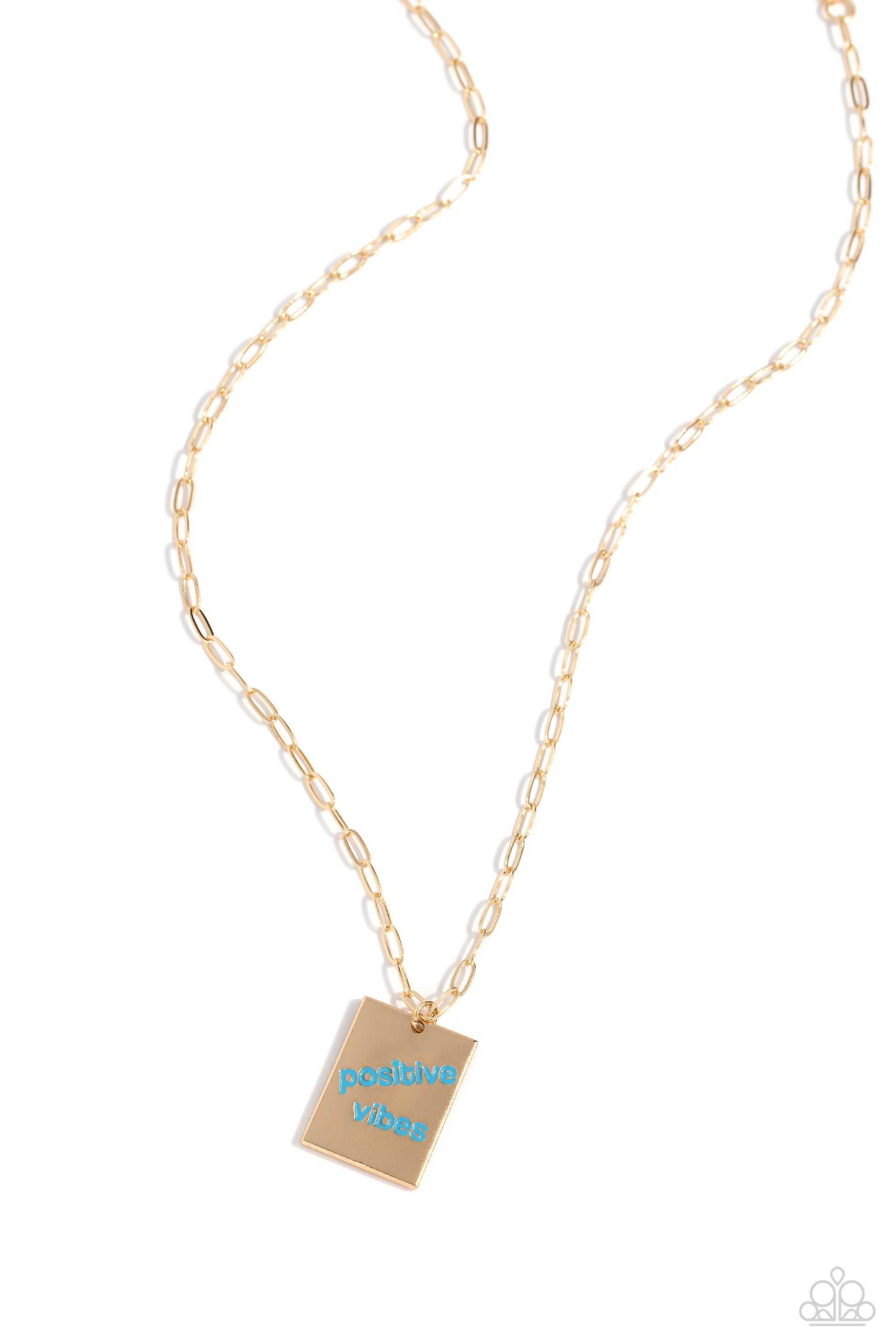 Optimistic Vibes Blue Necklace- Jewelry  by Bretta