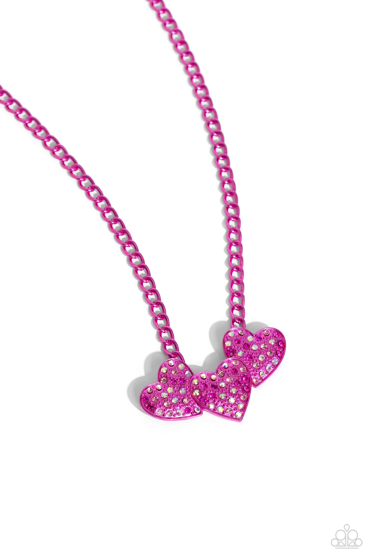 Low-Key Lovestruck Pink Necklace and Bracelet set - Jewelry by Bretta