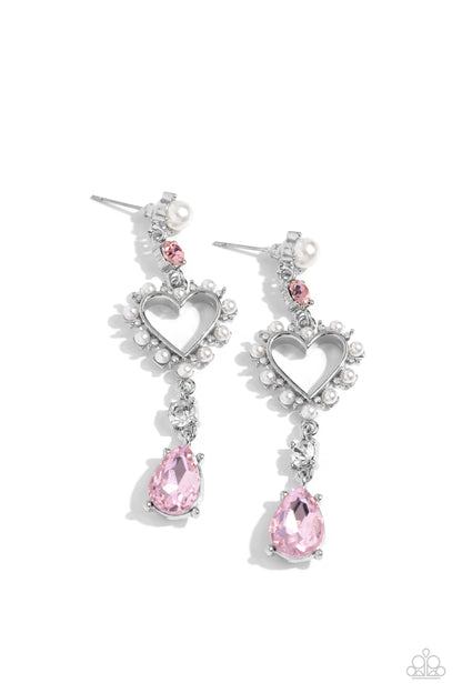 Lovers Lure Pink Earrings - Jewelry by Bretta