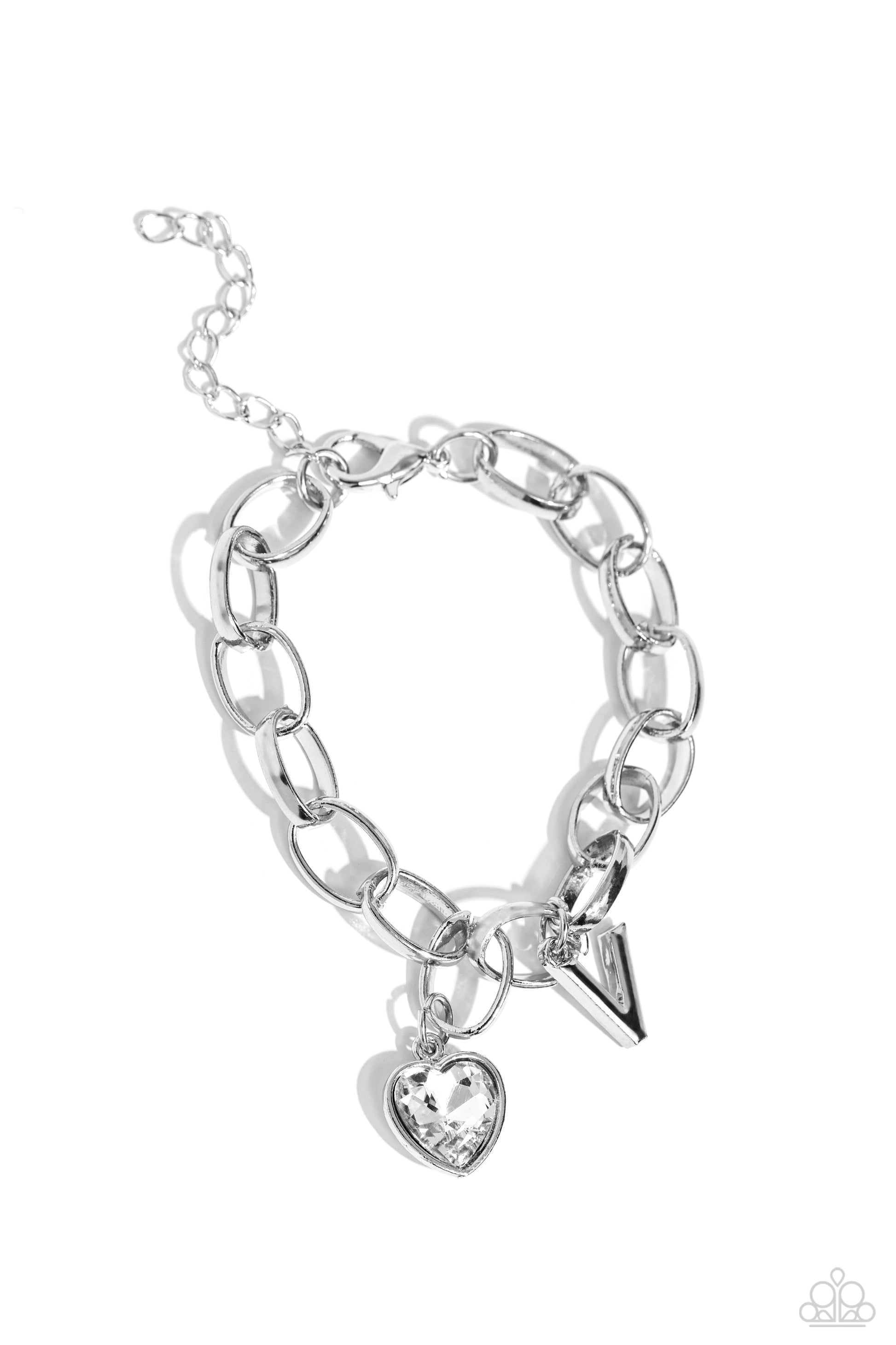 Guess Now Its INITIAL - White - V - Jewelry by Bretta