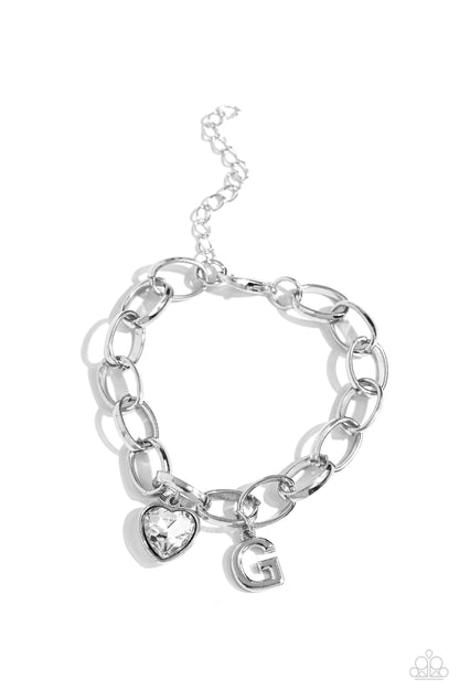 Guess Now Its INITIAL - White - G - Jewelry by Bretta