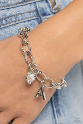 Guess Now Its INITIAL - White - A - Jewelry by Bretta