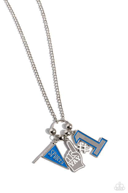 Cheering Section Blue Necklace - Jewelry by Bretta