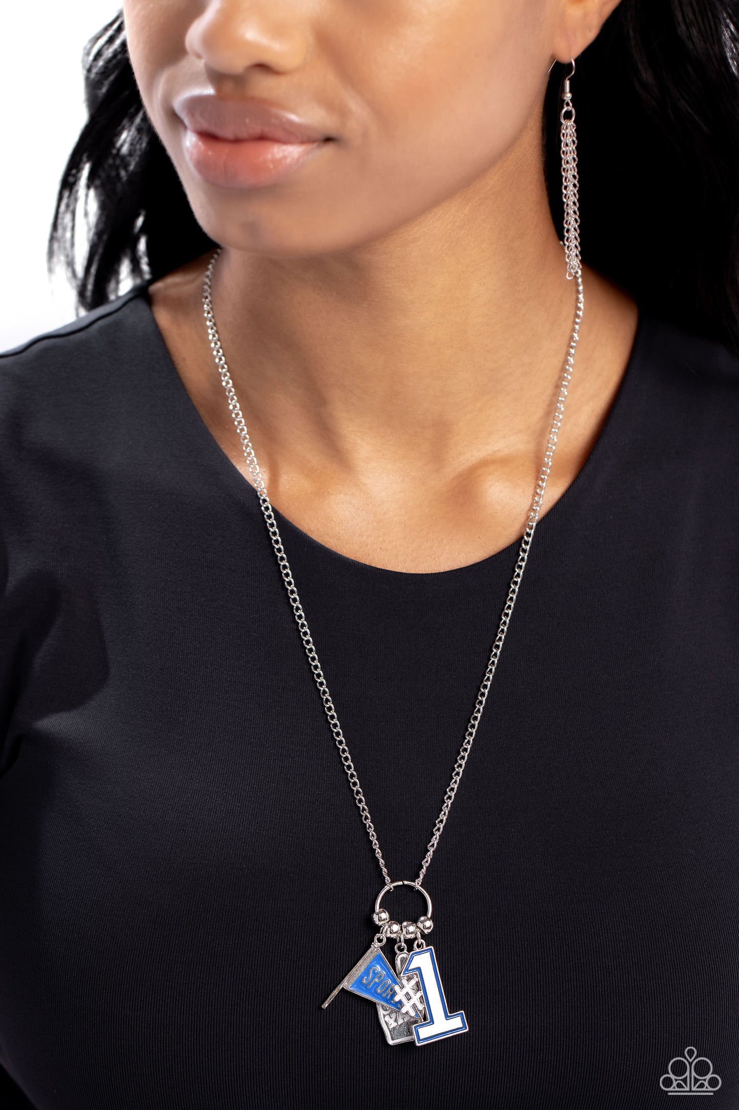 Cheering Section Blue Necklace - Jewelry by Bretta
