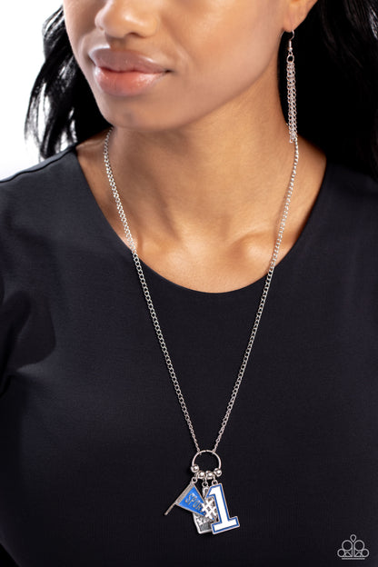 Cheering Section Blue Necklace - Jewelry by Bretta