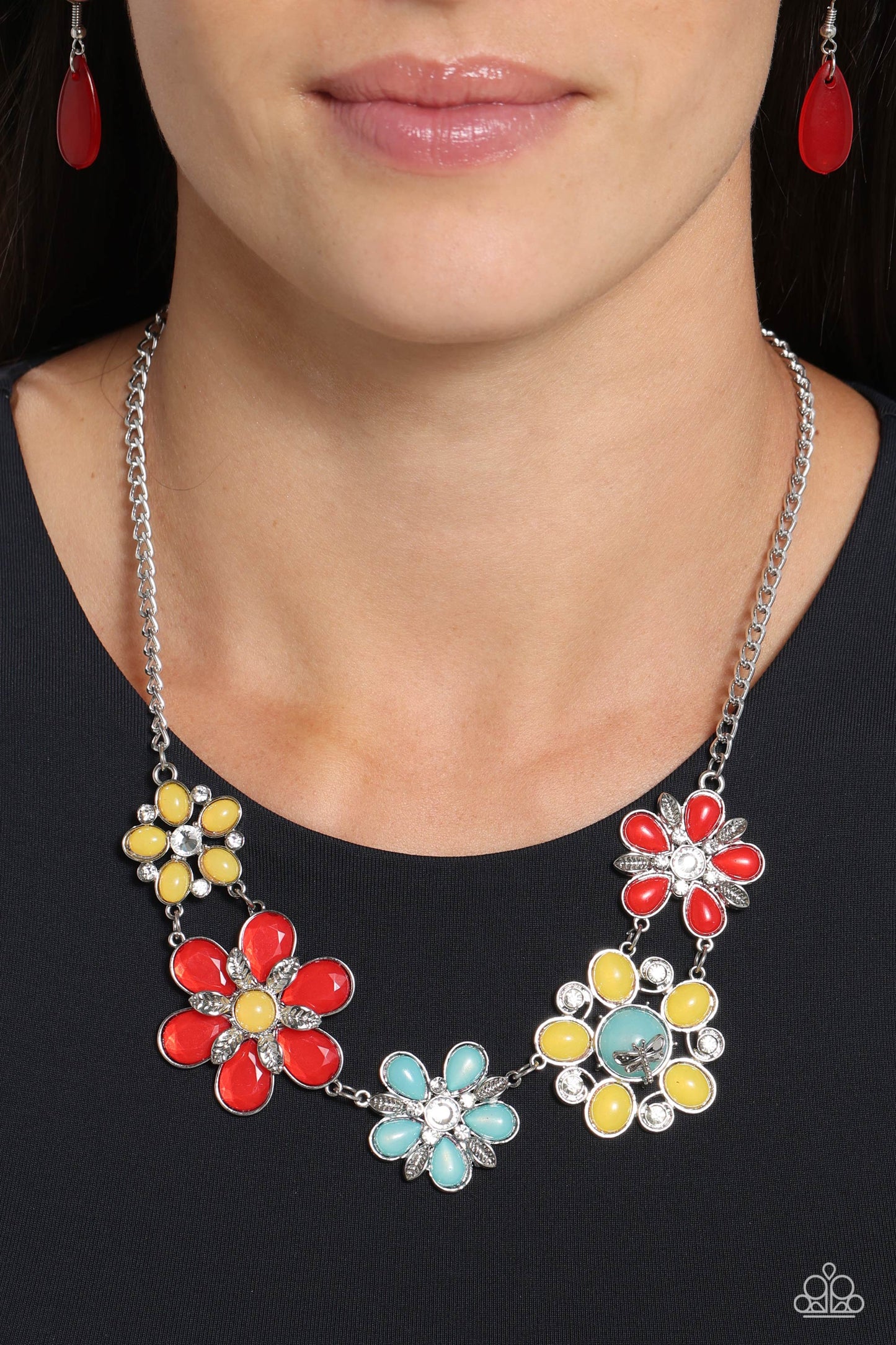 Dragonfly Decadence Red Necklace - Jewelry by Bretta