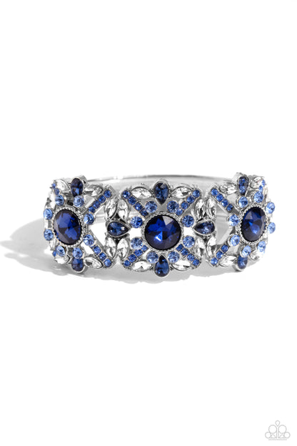 Shimmering Solo Blue Bracelet - Jewelry by Bretta