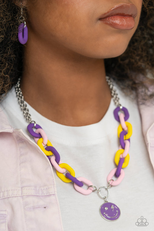 Speed SMILE Purple Set - Jewelry by Bretta