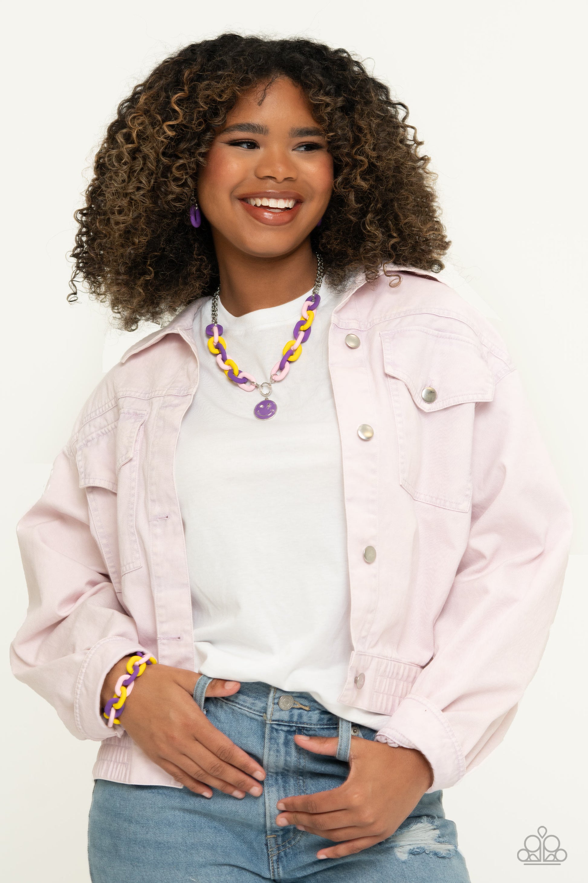 Speed SMILE Purple Set - Jewelry by Bretta