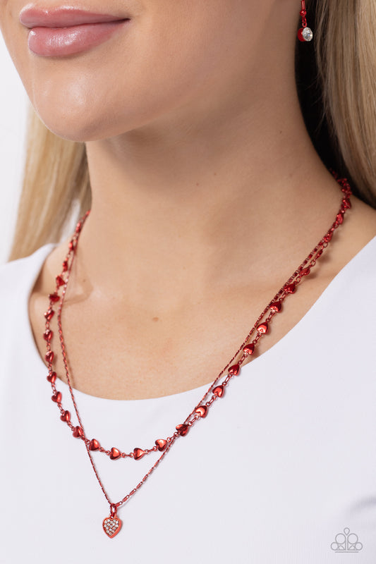 Cupid Combo Red Necklace - Jewelry by Bretta