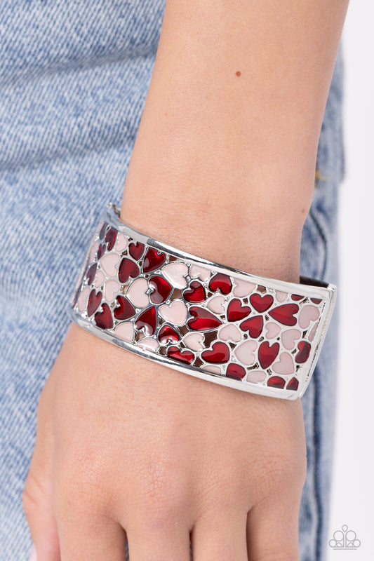 Penchant for Patterns Red Bracelet - Jewelry by Bretta