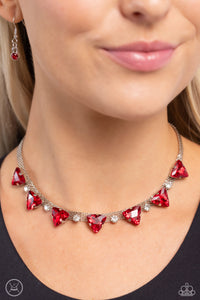 Strands of Sass Red Necklace - Jewelry by Bretta