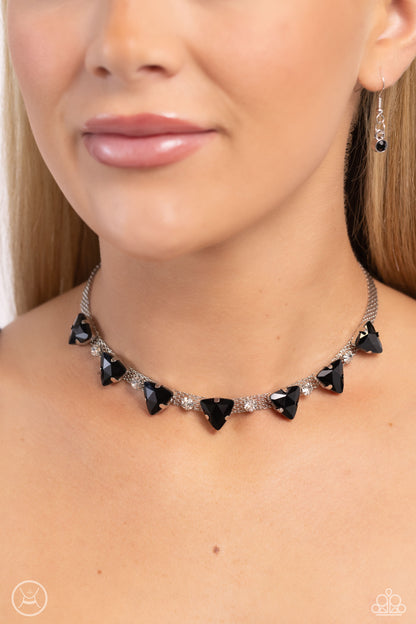 Strands of Sass Black Necklace - Jewelry by Bretta