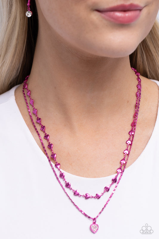Cupid Combo Pink Necklace - Jewelry by Bretta