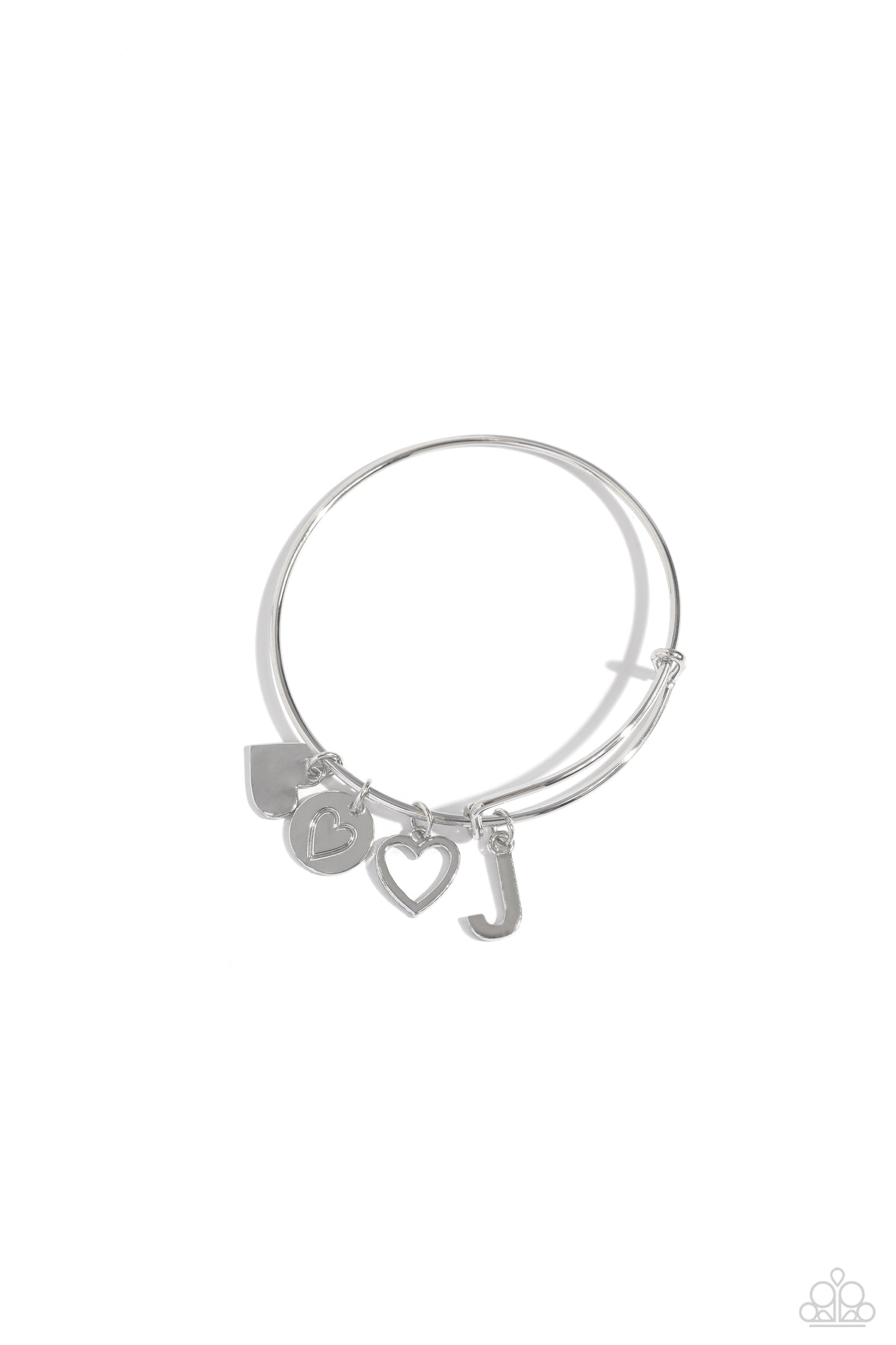 Making It INITIAL - Silver - J Bracelet - Jewelry by Bretta