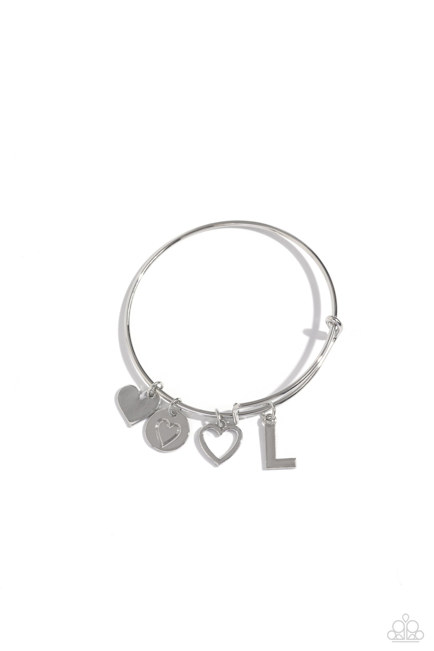 Making It INITIAL - Silver - L Bracelet - Jewelry by Bretta