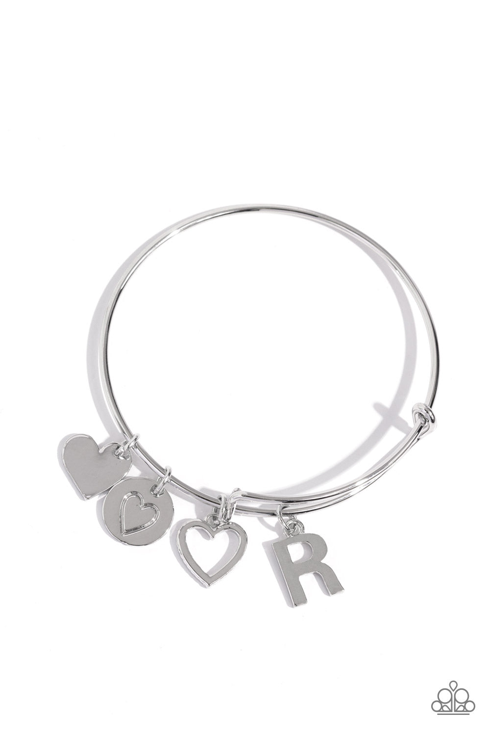 Making It INITIAL - Silver - R Bracelet - Jewelry by Bretta