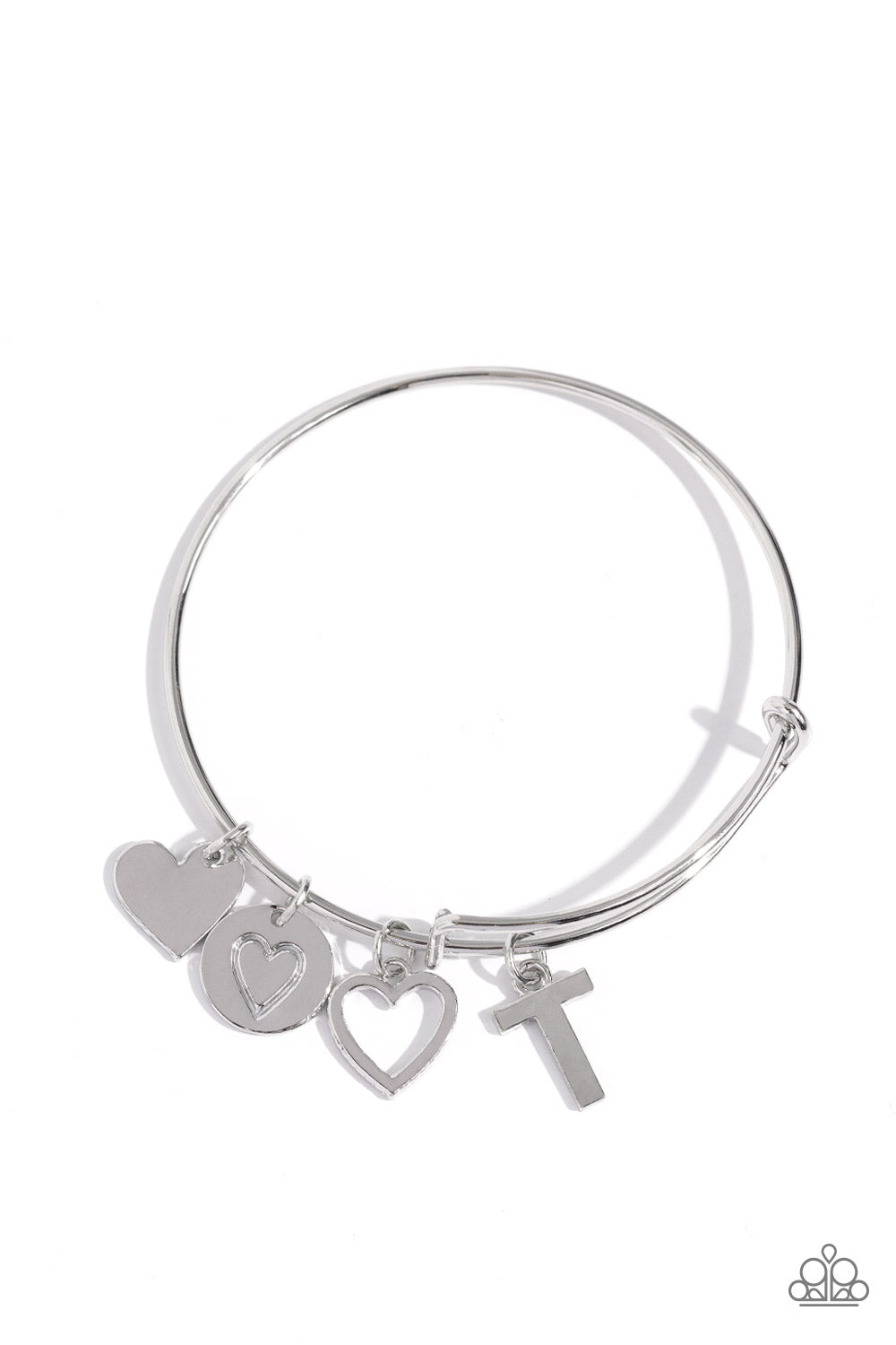 Making It INITIAL - Silver - T Bracelet - Jewelry by Bretta