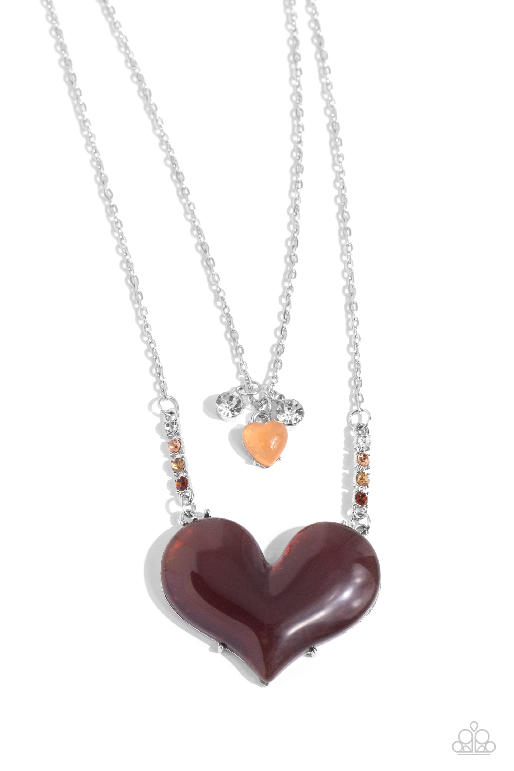 Heart-Racing Recognition Brown Necklace - Jewelry by Bretta
