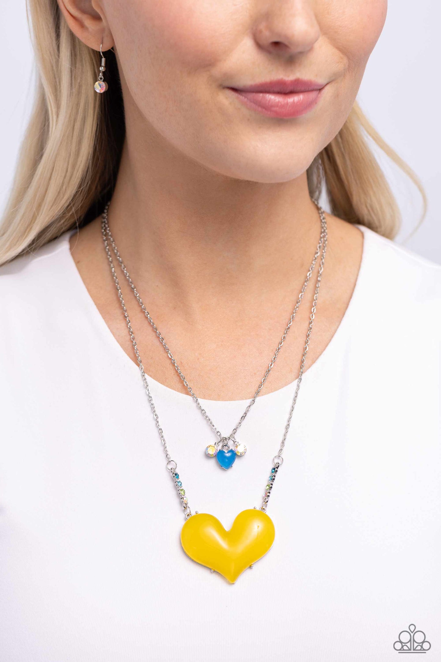 Heart-Racing Recognition Yellow Necklace - Jewelry by Bretta