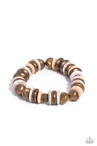 Harmoniously High-End Brass Bracelet - Jewelry by Bretta