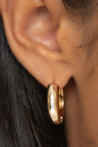 Simply Sinuous Gold Earrings - Jewelry by Bretta