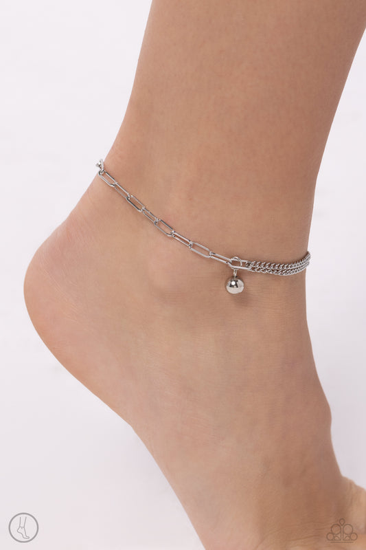 Solo Sojourn Silver Anklet - Jewelry by Bretta