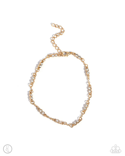 Simple Sass Gold Anklet - Jewelry by Bretta
