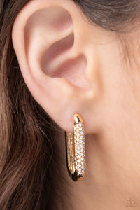 Generating Glitter Gold Earrings - Jewelry by Bretta