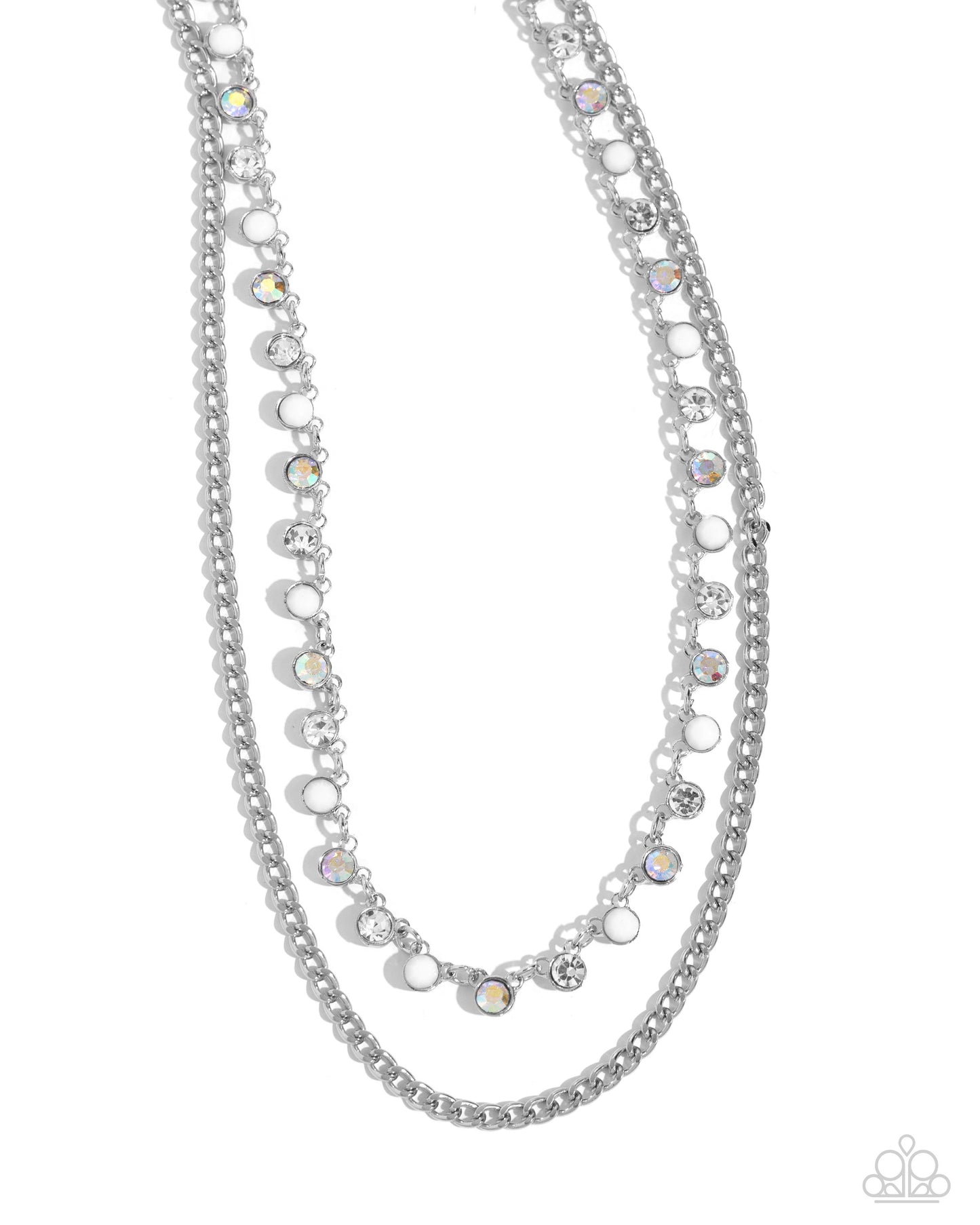 Delicate Dame White Necklace - Jewelry by Bretta