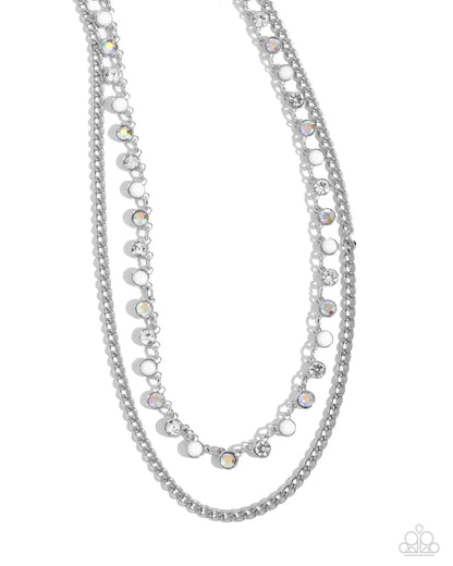 Delicate Dame White Necklace - Jewelry by Bretta