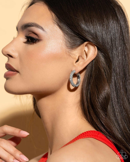 Glowing Praise White Earrings = Jewelry by Bretta