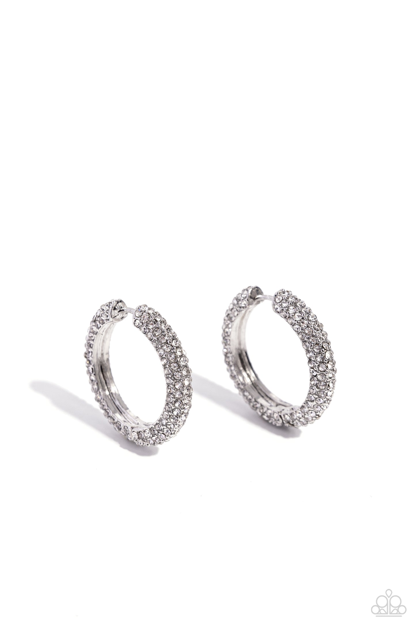 Glowing Praise White Earrings = Jewelry by Bretta