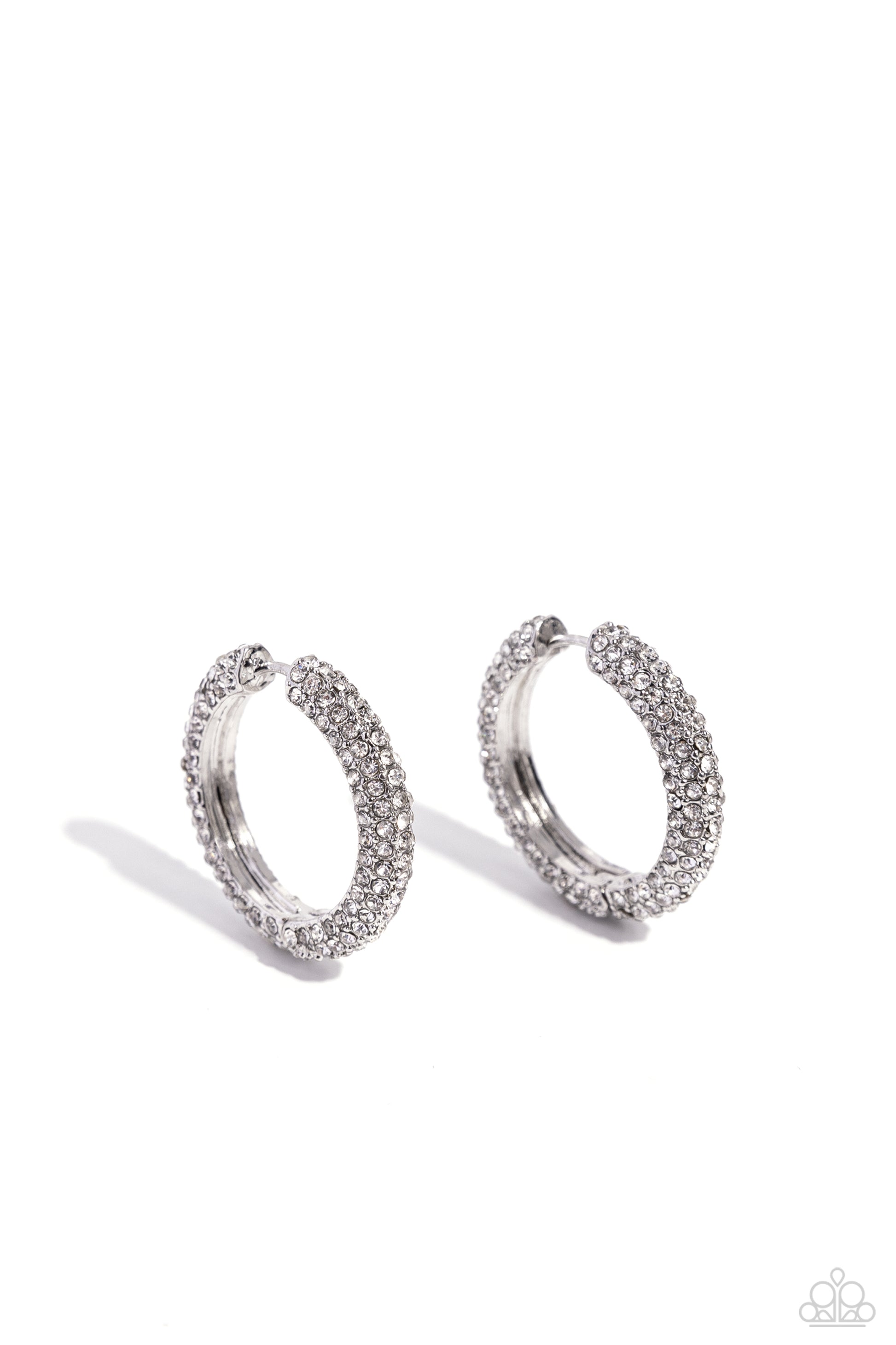 Glowing Praise White Earrings = Jewelry by Bretta