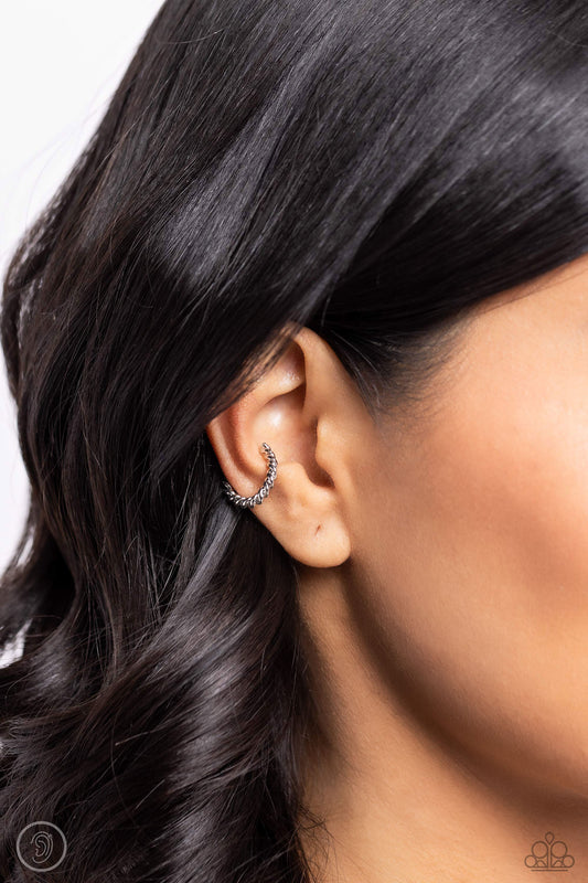 Twisted Travel Silver Ear Cuff - Jewelry by Bretta