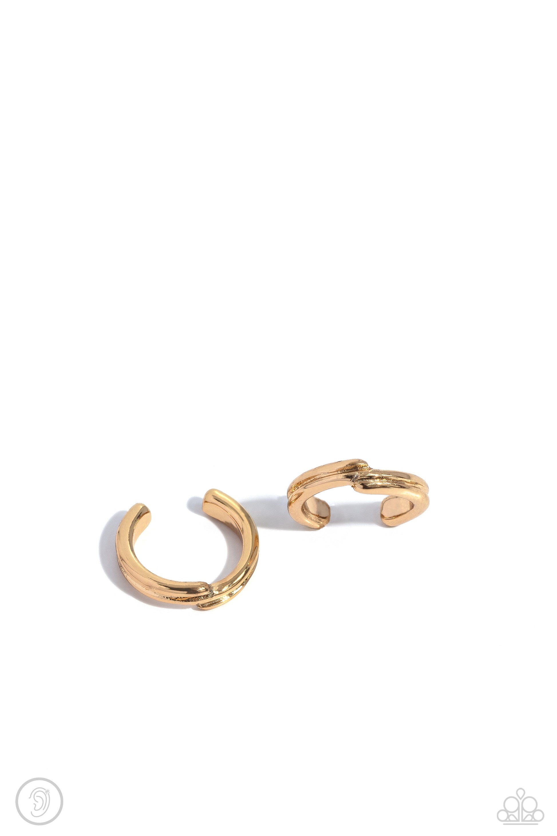 Linear Legacy Gold Ear Cuffs - Jewelry by Bretta