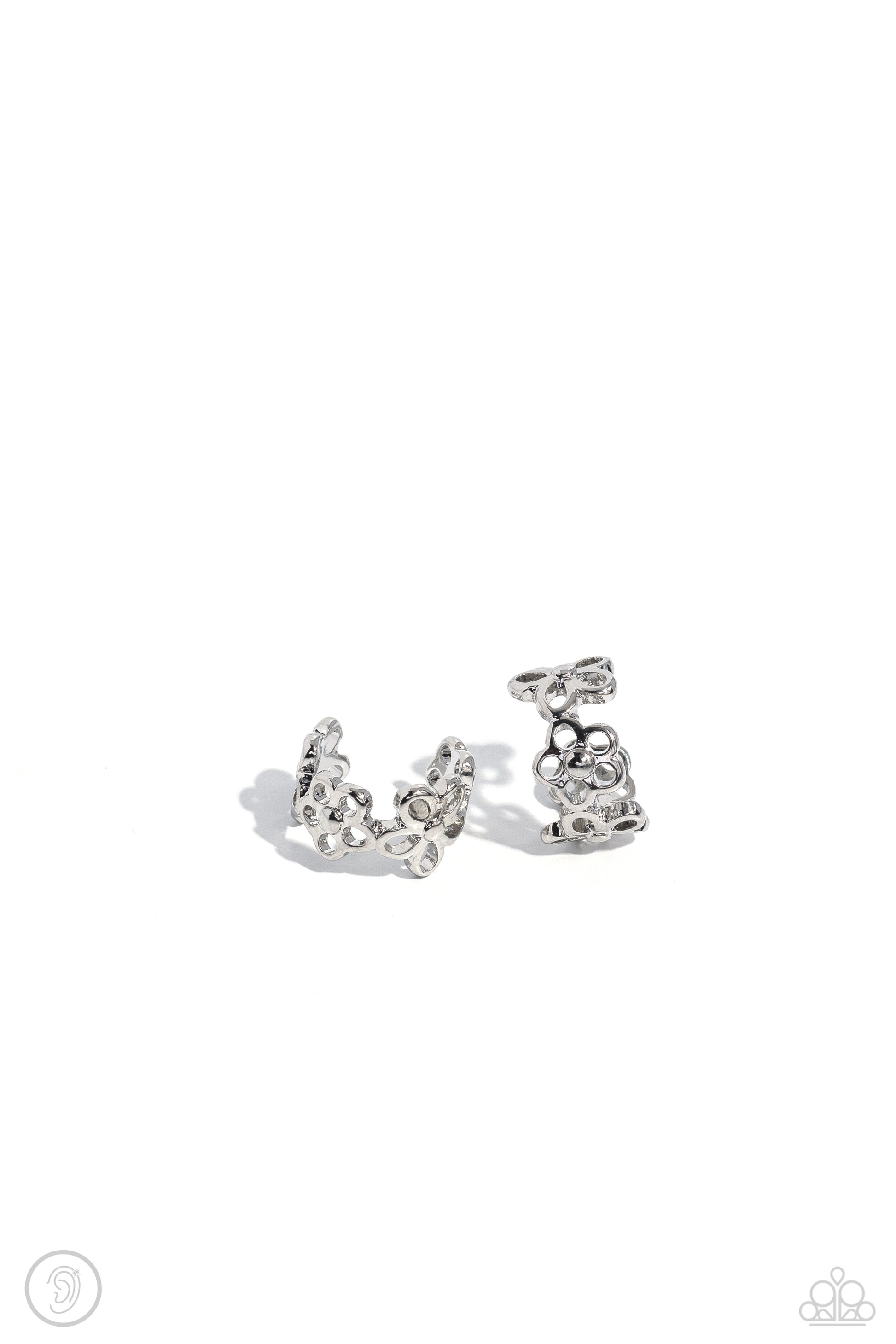 Daisy Debut Silver Ear Cuff Earrings - Jewelry by Bretta