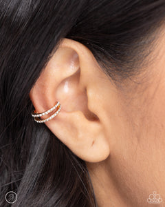 Monochromatic Mystique Gold Ear Cuff - Jewelry by Bretta