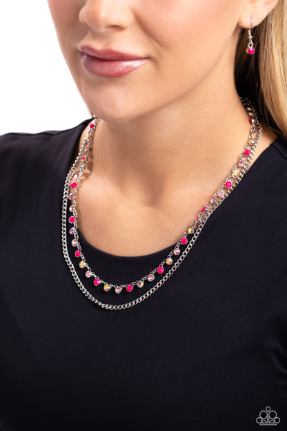 Delicate Dame Pink Necklace - Jewelry by Bretta