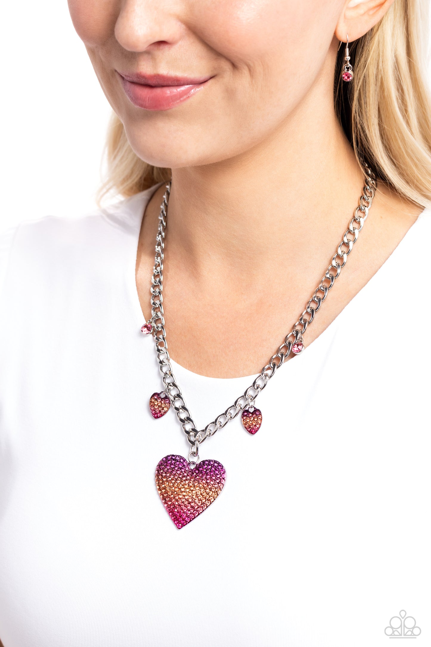 For the Most HEART Pink Heart Necklace - Jewelry by Bretta