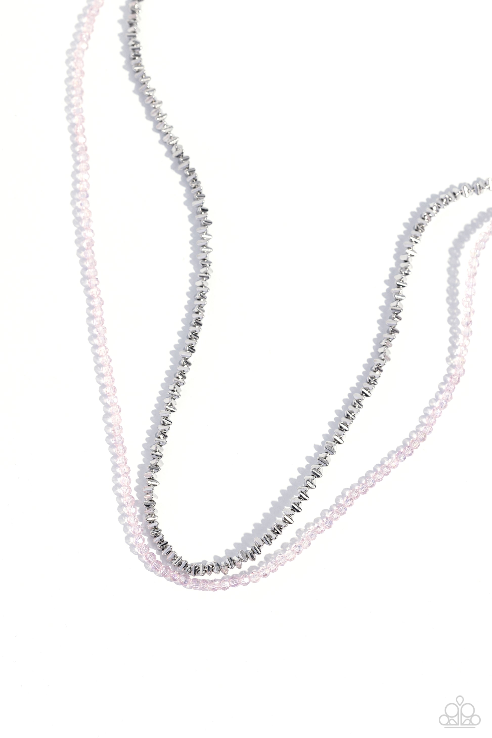 White-Collar Week Pink Necklace - Jewelry by Bretta