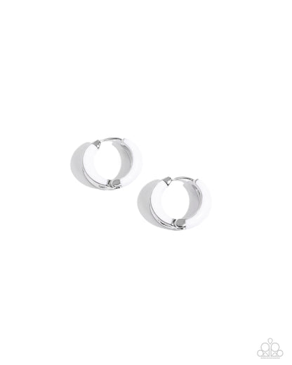 Pivoting Paint White Earrings - Jewelry by Bretta