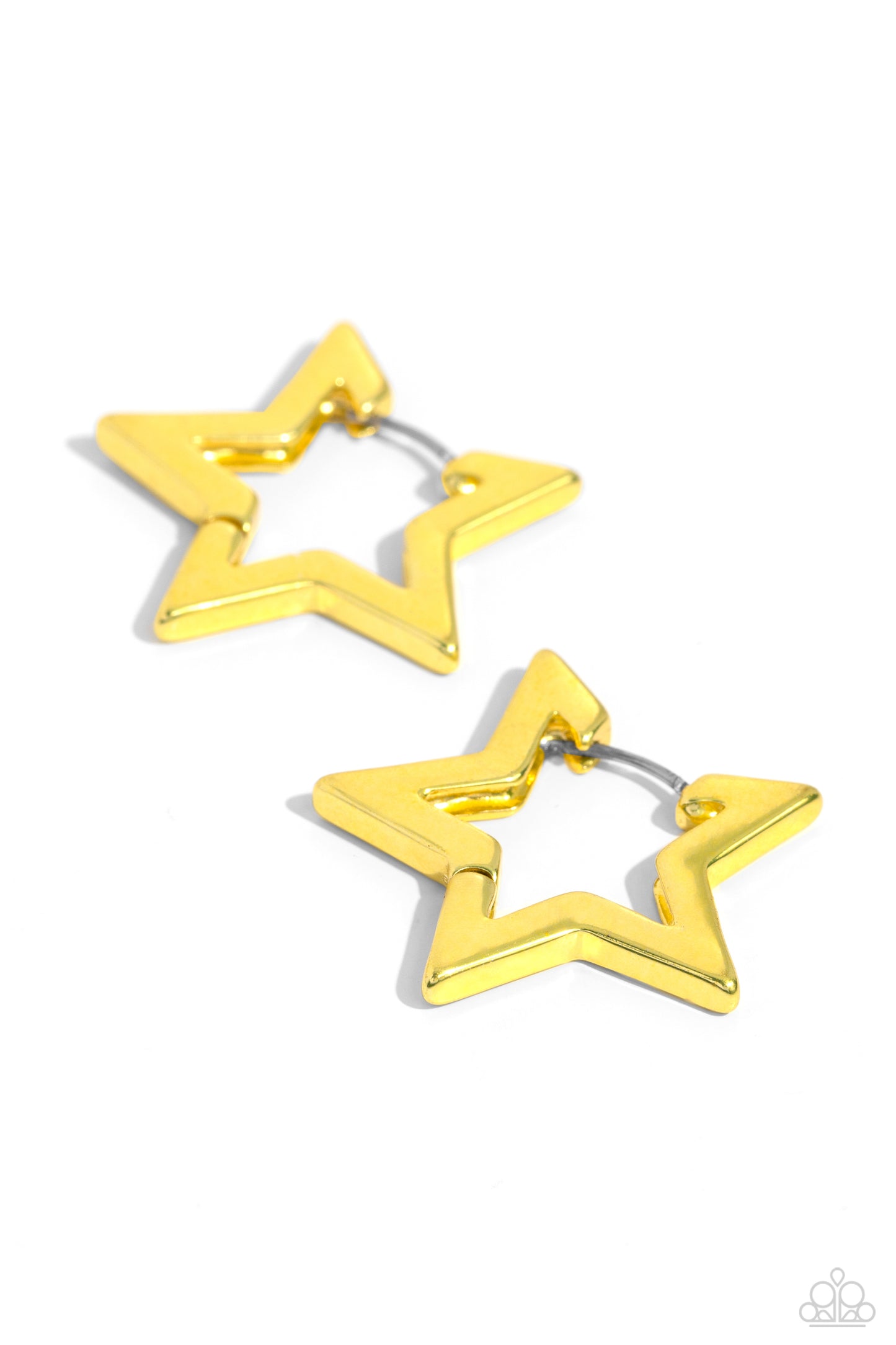 In A Galaxy STAR, STAR Away Yellow Earrings - Jewelry by Bretta