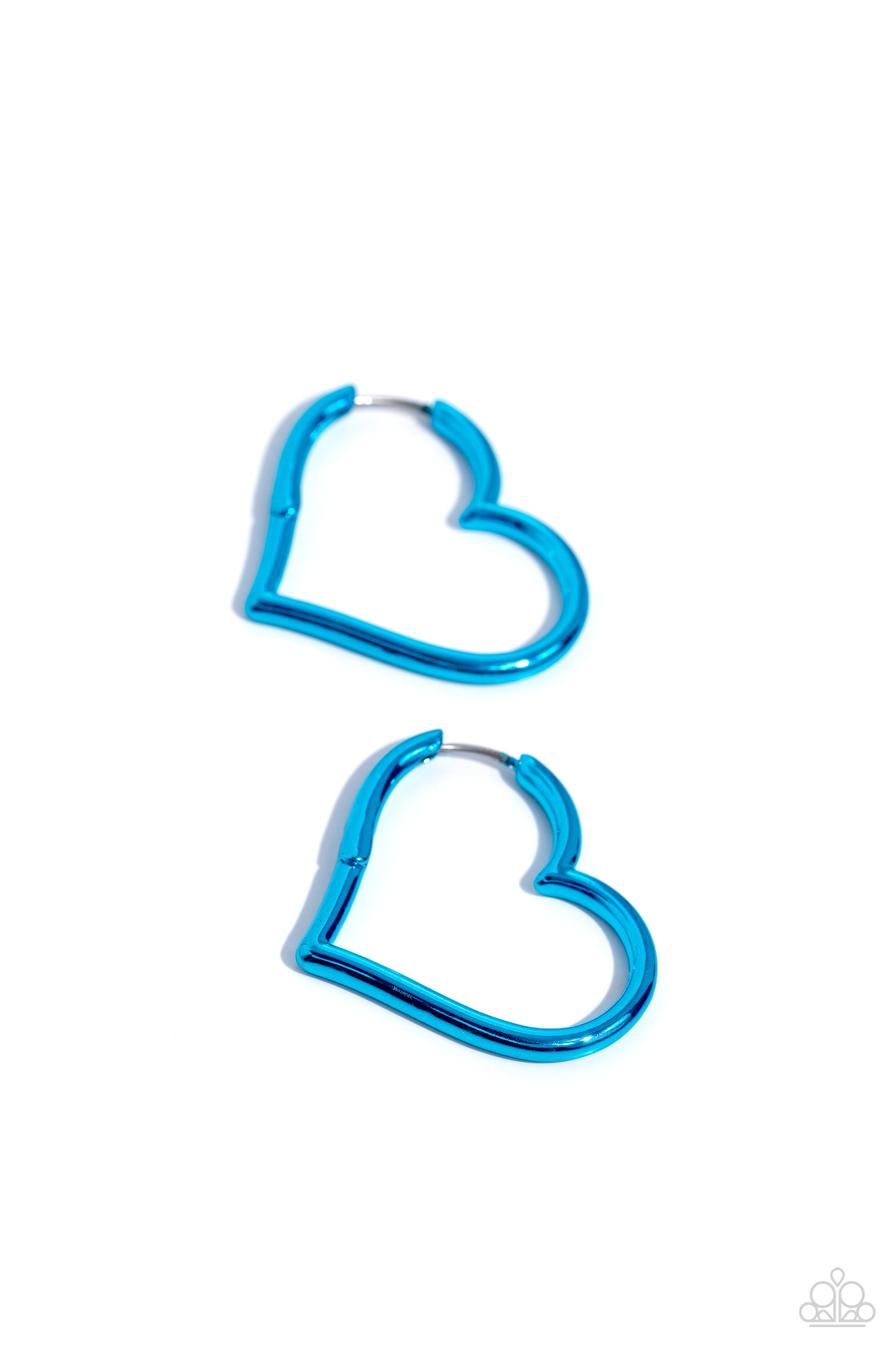 Loving Legend Blue Heart Earrings - Jewelry by Bretta