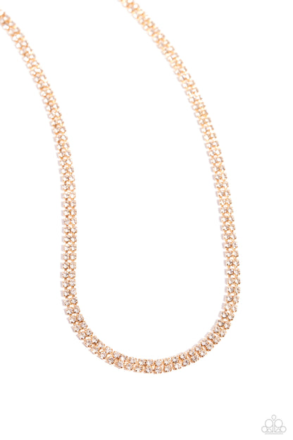 Dazzling Declaration Gold Necklace - Jewelry by Bretta