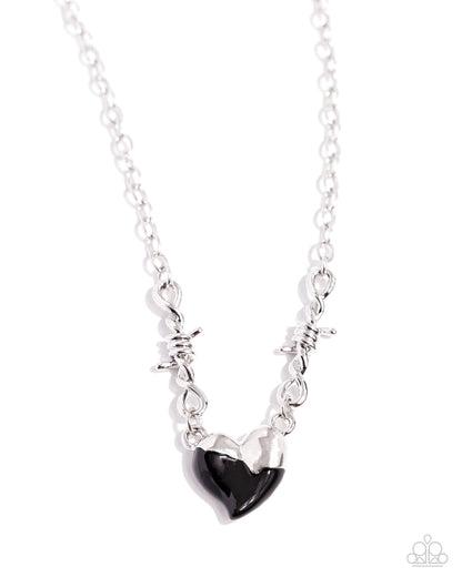 Trendy Tribute Black Heart Necklace - Jewelry by Bretta
