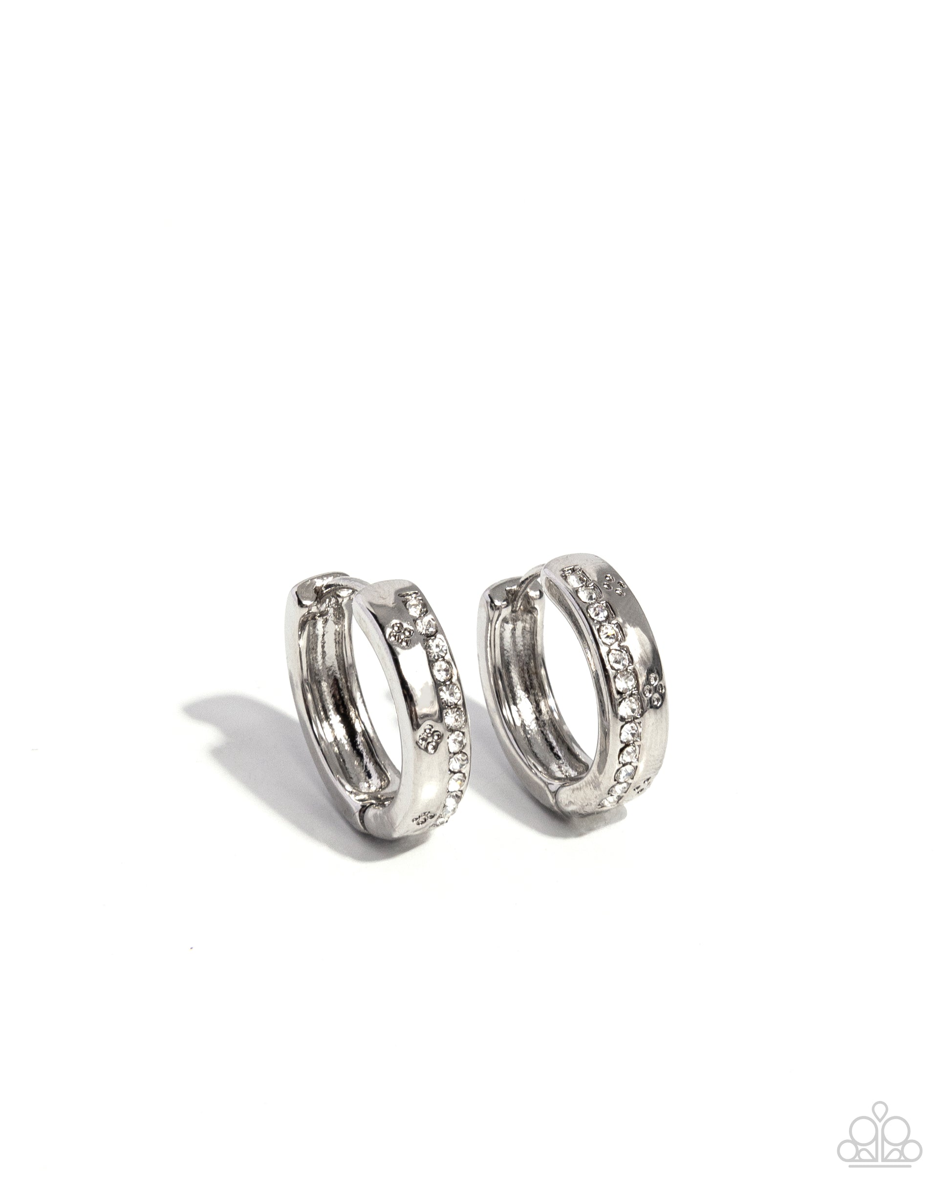 Perceptive Polish White Hoop Earrings - Jewelry by Bretta