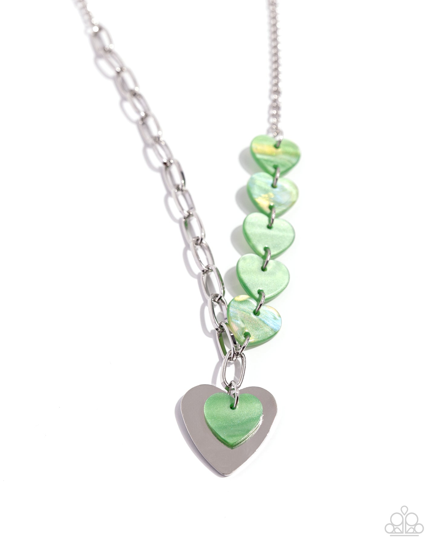 HEART Of The Movement Green Necklace - Jewelry by Bretta
